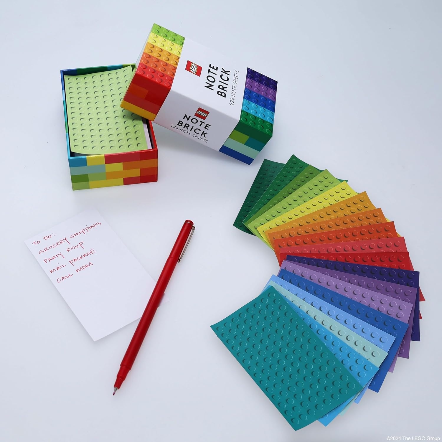 image:imageLEGO Note Brick Multicolor 224 Note Sheets