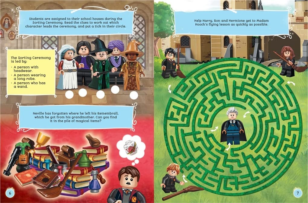 image:imageLEGO R Harry Potter TM Official Yearbook 2023 with Hermione Granger TM LEGO R minifigure