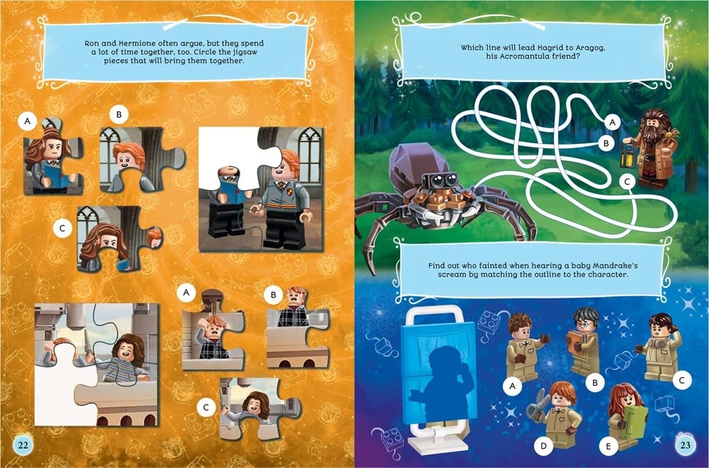 image:imageLEGO R Harry Potter TM Official Yearbook 2023 with Hermione Granger TM LEGO R minifigure