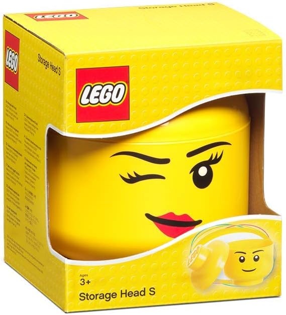 image:imageLEGO Small Winking Stackable Storage Head Girl 1 piece