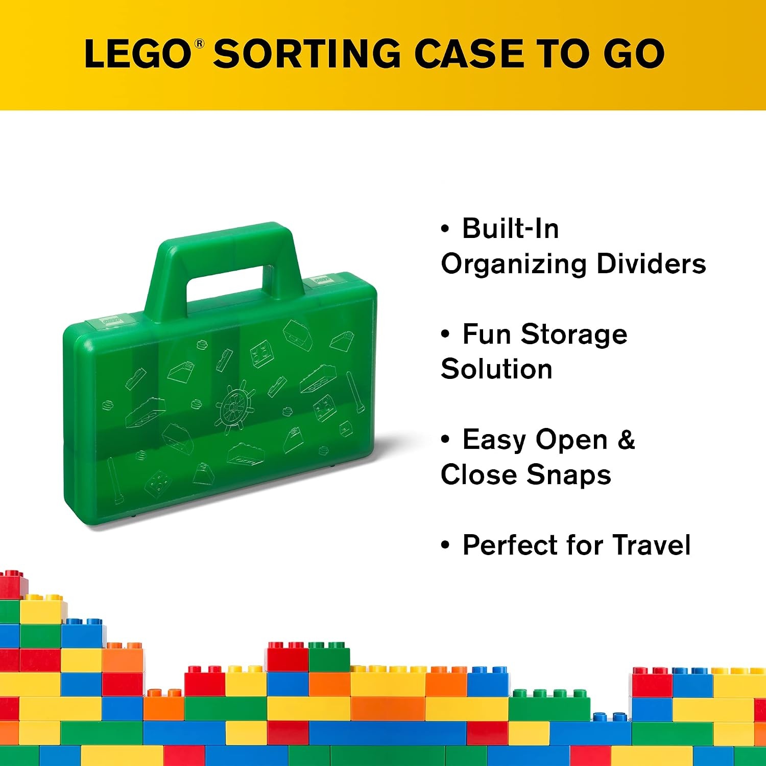 image:imageLEGO Sorting Case To Go GreenGreen