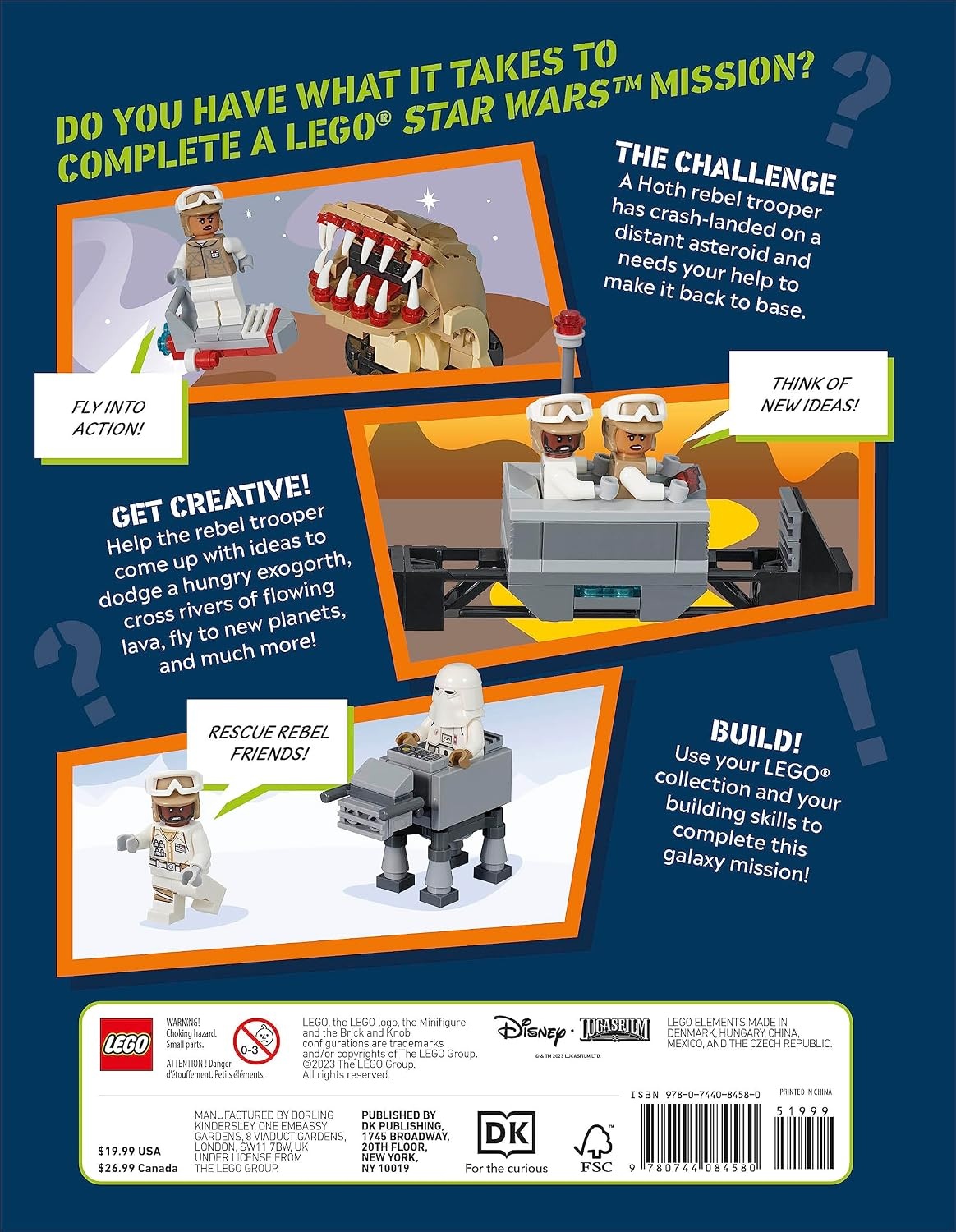 image:imageLEGO Star Wars Galaxy Mission With More than 20 Building Ideas a LEGO Rebel Trooper Minifigure and Minifigure Accessories
