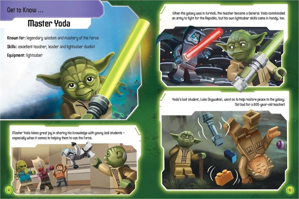 image:imageLEGO Star Wars Official Annual 2025 with Yoda minifigure and lightsaber LEGO Annual