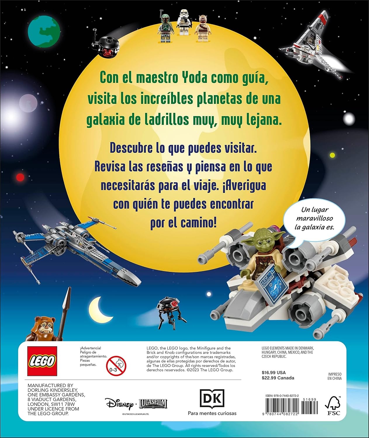 image:imageLEGO Star Wars Yoda Un viaje por la galaxia Yodas Galaxy Atlas Con la exclusiva minifigura LEGO de Yoda Spanish Edition