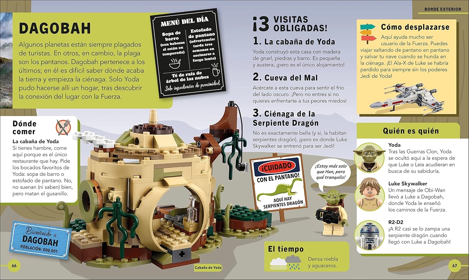image:imageLEGO Star Wars Yoda Un viaje por la galaxia Yodas Galaxy Atlas Con la exclusiva minifigura LEGO de Yoda Spanish Edition