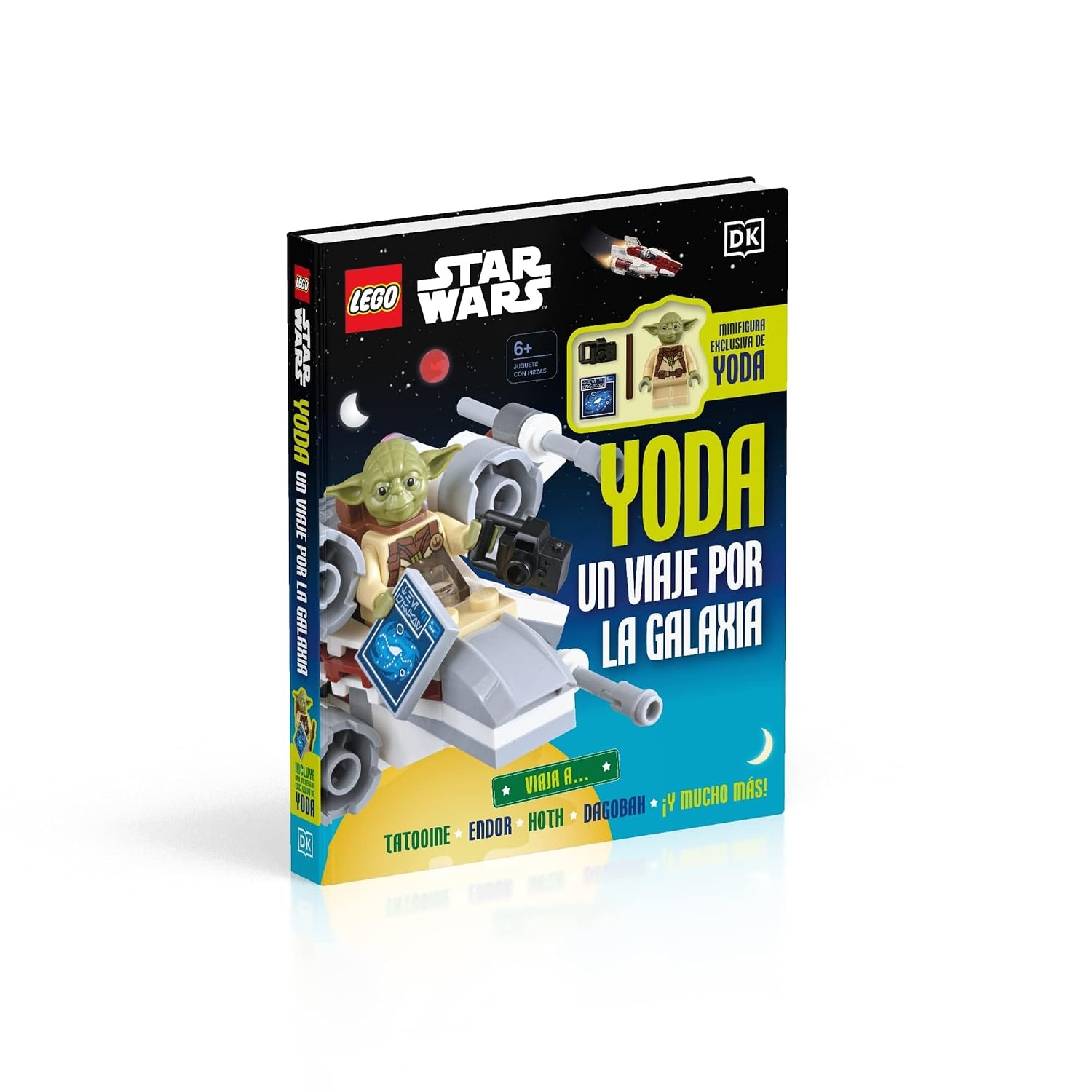 image:imageLEGO Star Wars Yoda Un viaje por la galaxia Yodas Galaxy Atlas Con la exclusiva minifigura LEGO de Yoda Spanish Edition