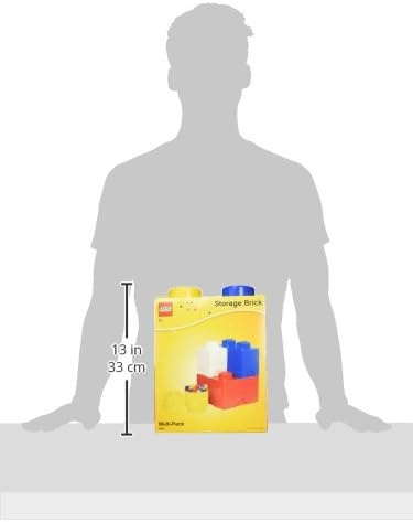 image:imageLEGO Storage Brick Multi Pack 4 Piece Bright RedBright BlueBright YellowWhite 40150601Bright RedBright BlueBright YellowWhite