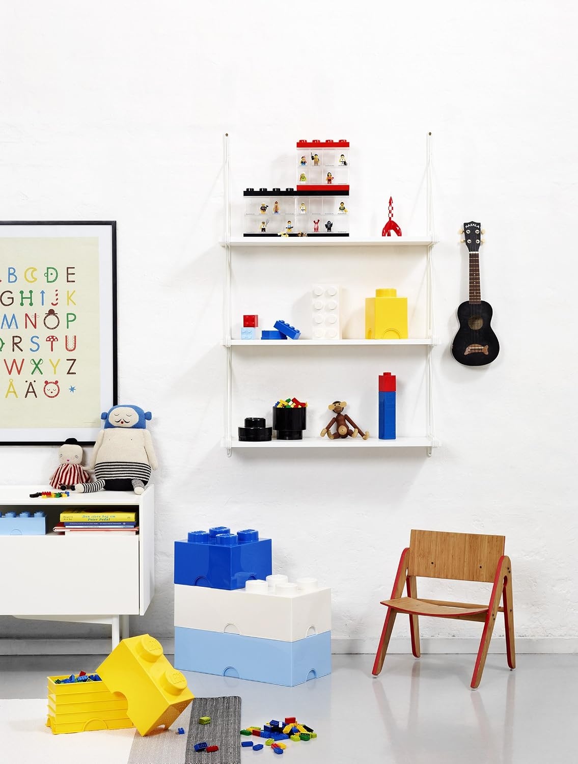image:imageLEGO Storage Brick Multipack S Red Yellow Blue Classic colors includes square round and rectangle bricks BPA and PVC free foodsafe plastic building block boxes
