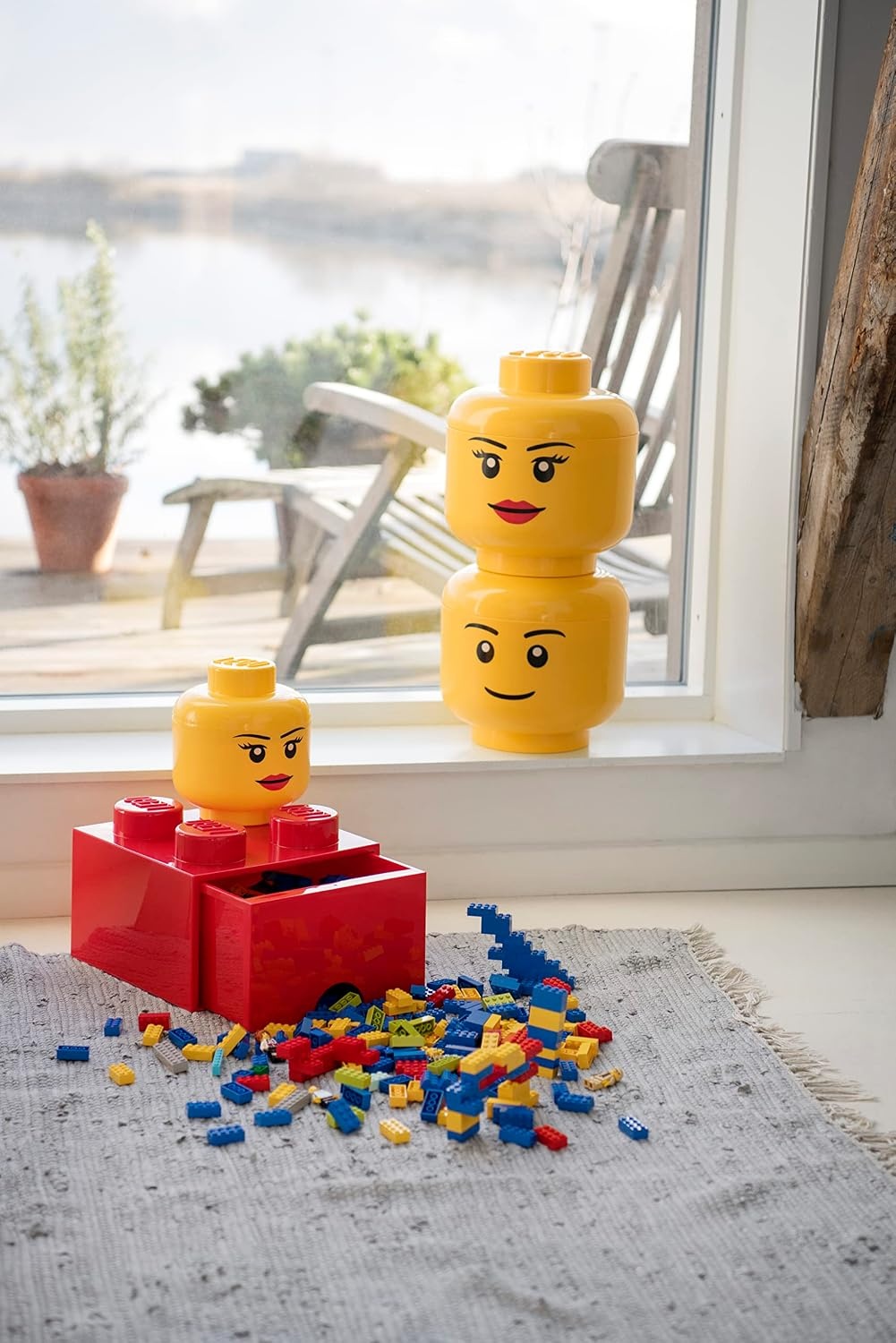 image:imageLEGO Storage Head Large Winking Boy 4pack 85 l
