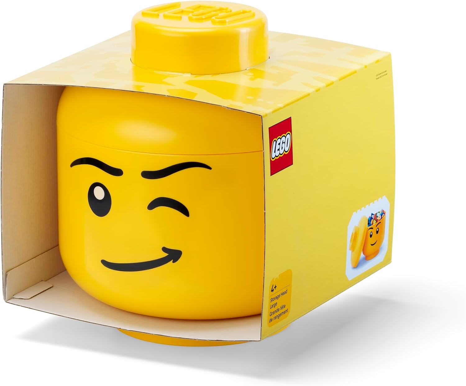 image:imageLEGO Storage Head Large Winking Boy 4pack 85 l