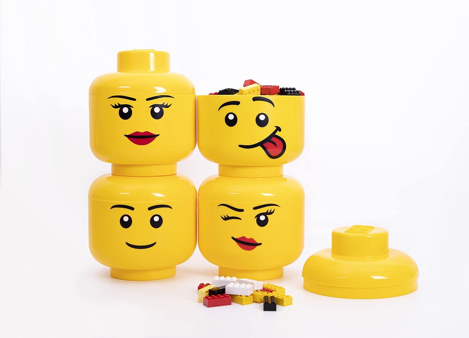 image:imageLEGO Storage Head Large Winking Boy 4pack 85 l