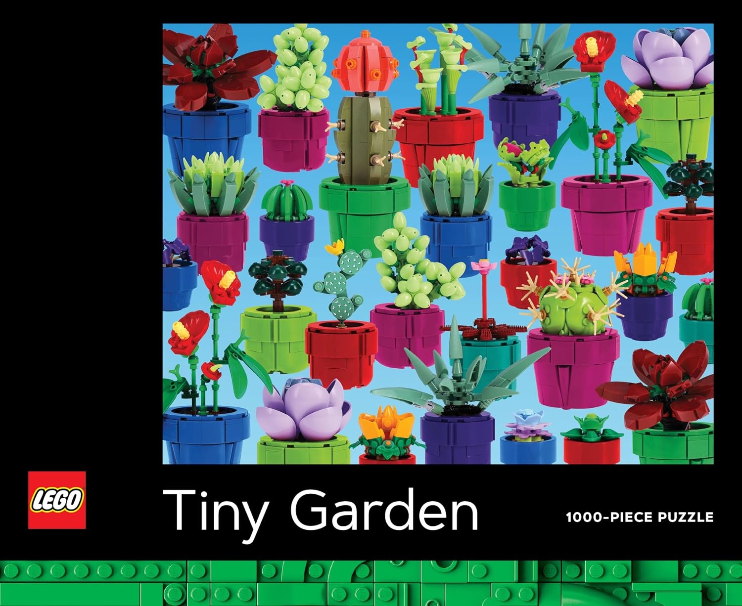 image:imageLEGO Tiny Garden 1000Piece Jigsaw Puzzle Inspired by Botanical Sets Piece Together 30 Tiny Plants and Flowers for All Fans