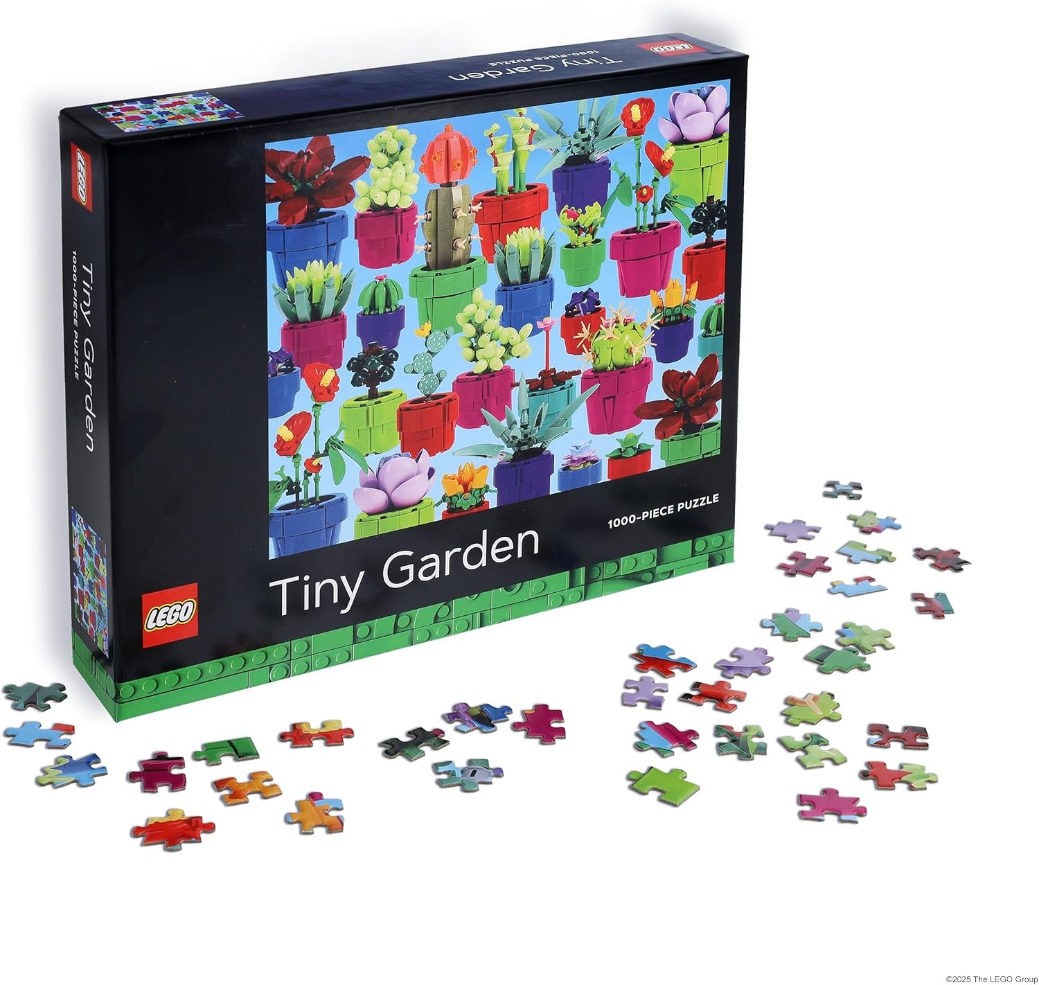 image:imageLEGO Tiny Garden 1000Piece Jigsaw Puzzle Inspired by Botanical Sets Piece Together 30 Tiny Plants and Flowers for All Fans