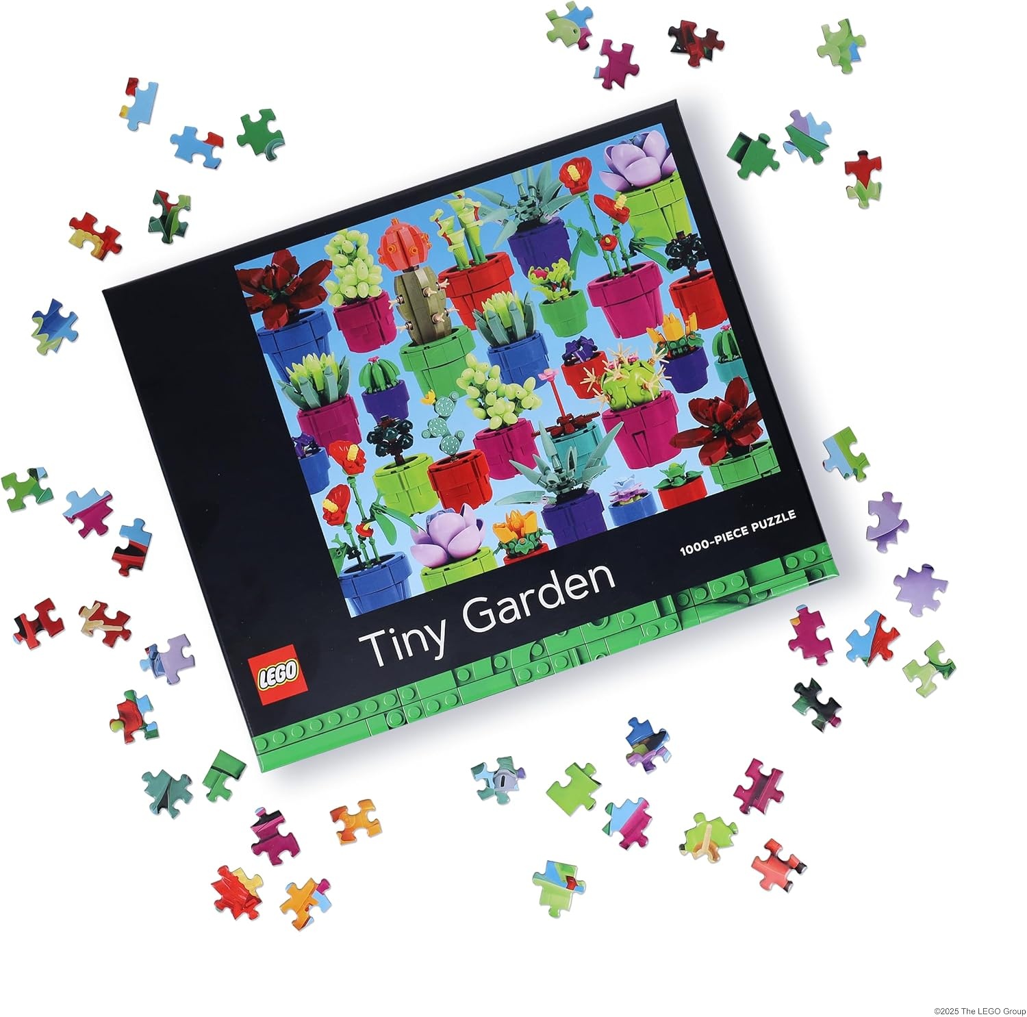 image:imageLEGO Tiny Garden 1000Piece Jigsaw Puzzle Inspired by Botanical Sets Piece Together 30 Tiny Plants and Flowers for All Fans