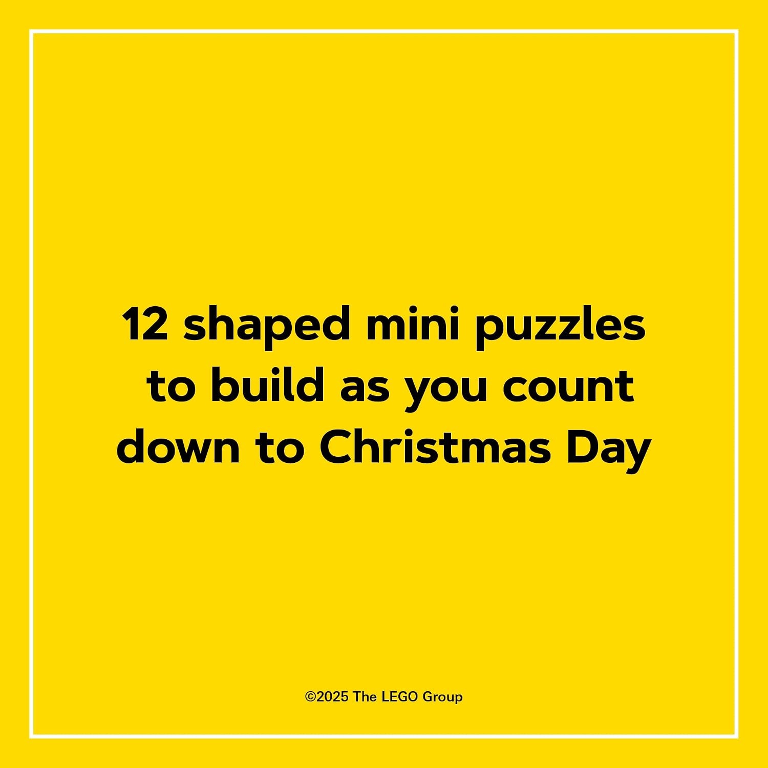 image:imageLego Countdown to Christmas Puzzles 12 Days of Minifigure Advent Puzzles 48Piece Mini Jigsaw Puzzles