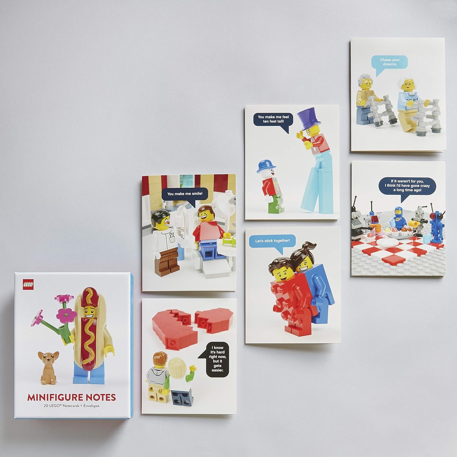 image:imageLego Minifigure Notes 20 Notecards and Envelopes