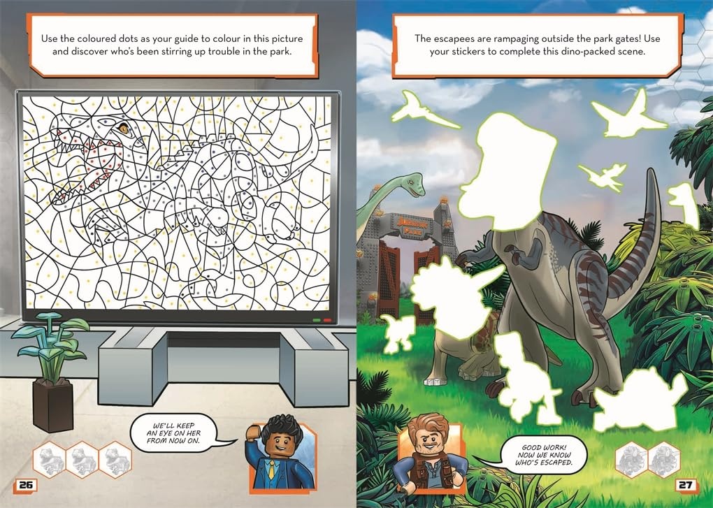 image:imageMichael OMara Books Lego R Jurassic World Tm 800 Stickers