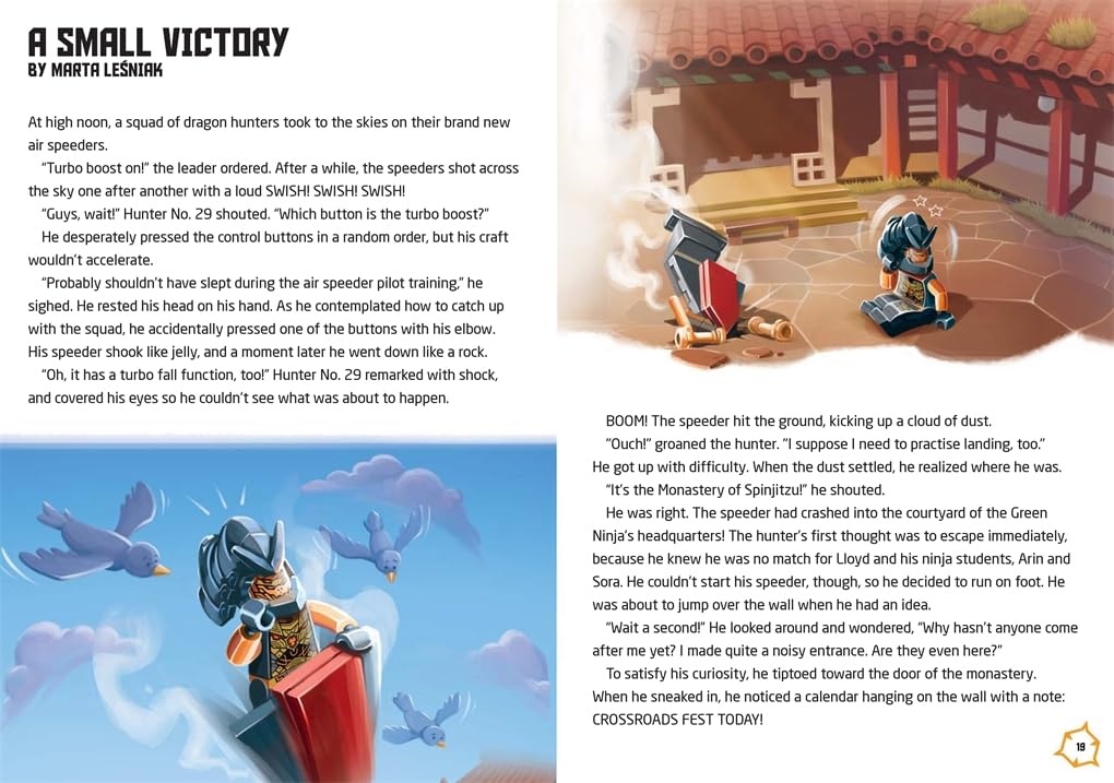image:imageMichael OMara Books Lego R Ninjago R Empire Warrior with Dragon Hunter Minifigure and Speeder MiniBuild