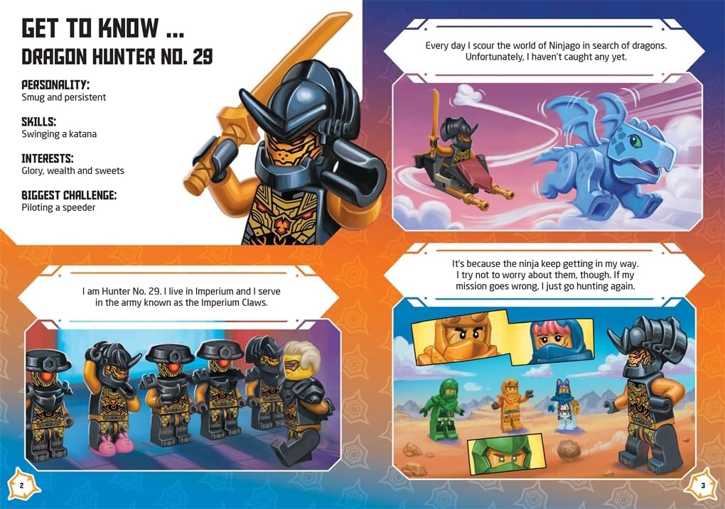 image:imageMichael OMara Books Lego R Ninjago R Empire Warrior with Dragon Hunter Minifigure and Speeder MiniBuild