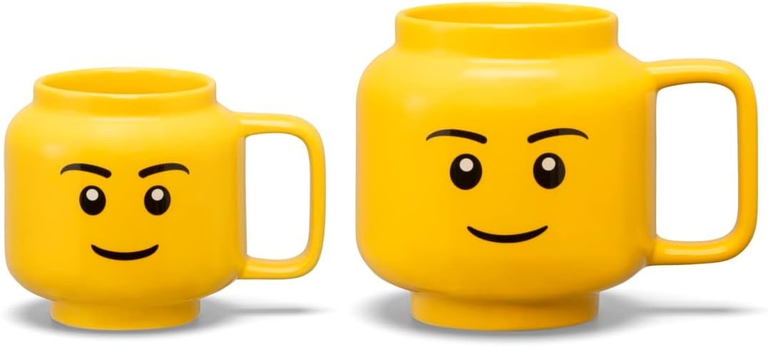 image:imageRoom Copenhagen LEGO Ceramic Mug Small Boy 225 ml Cup for All Ages Cool Cup Fun and Unique Ceramic Coffee Mug Tea Mug LEGO Design Dishwasher Safe Hot amp Cold DrinksIconic Boy