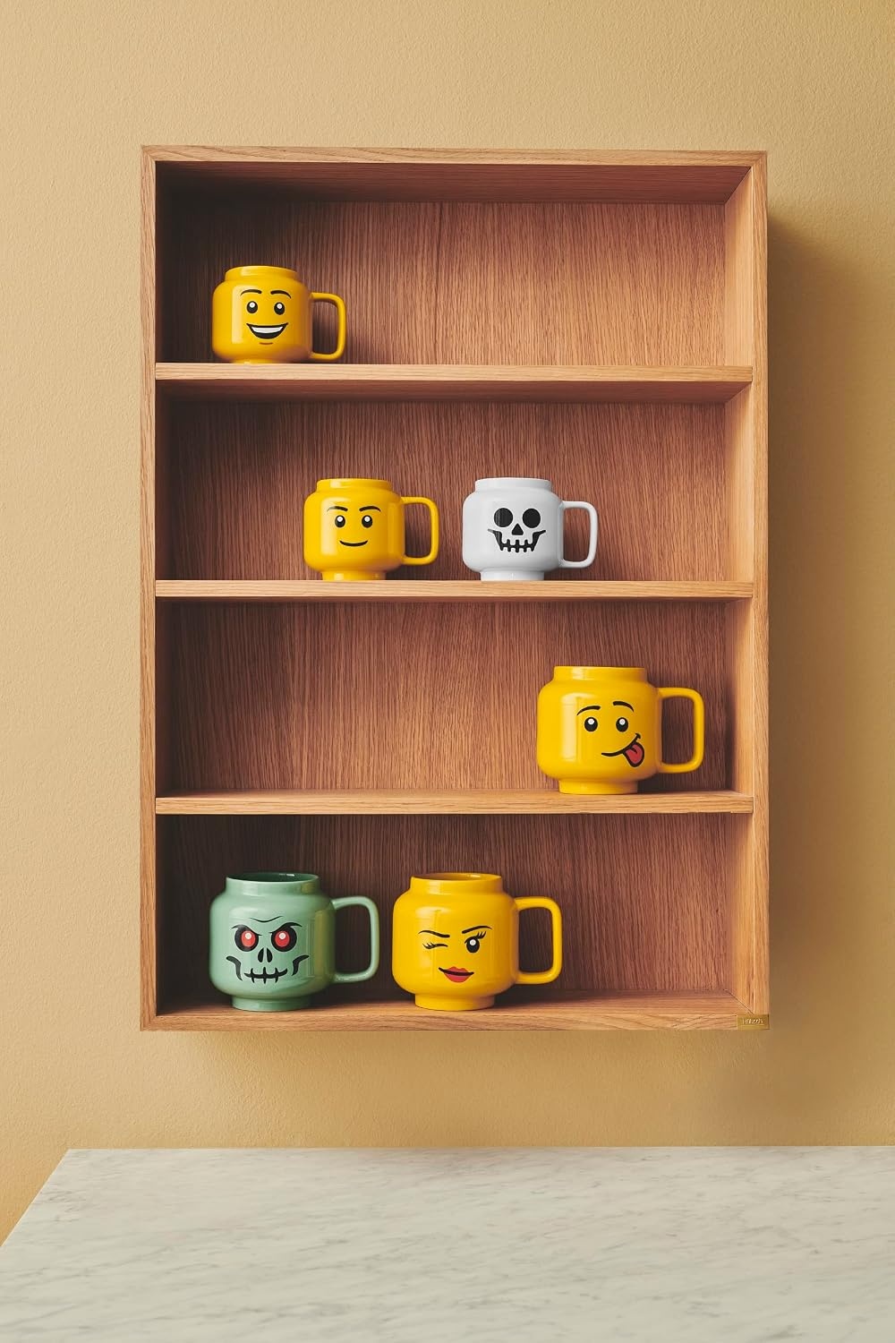 image:imageRoom Copenhagen LEGO Ceramic Mug Small Boy 225 ml Cup for All Ages Cool Cup Fun and Unique Ceramic Coffee Mug Tea Mug LEGO Design Dishwasher Safe Hot amp Cold DrinksSkeleton