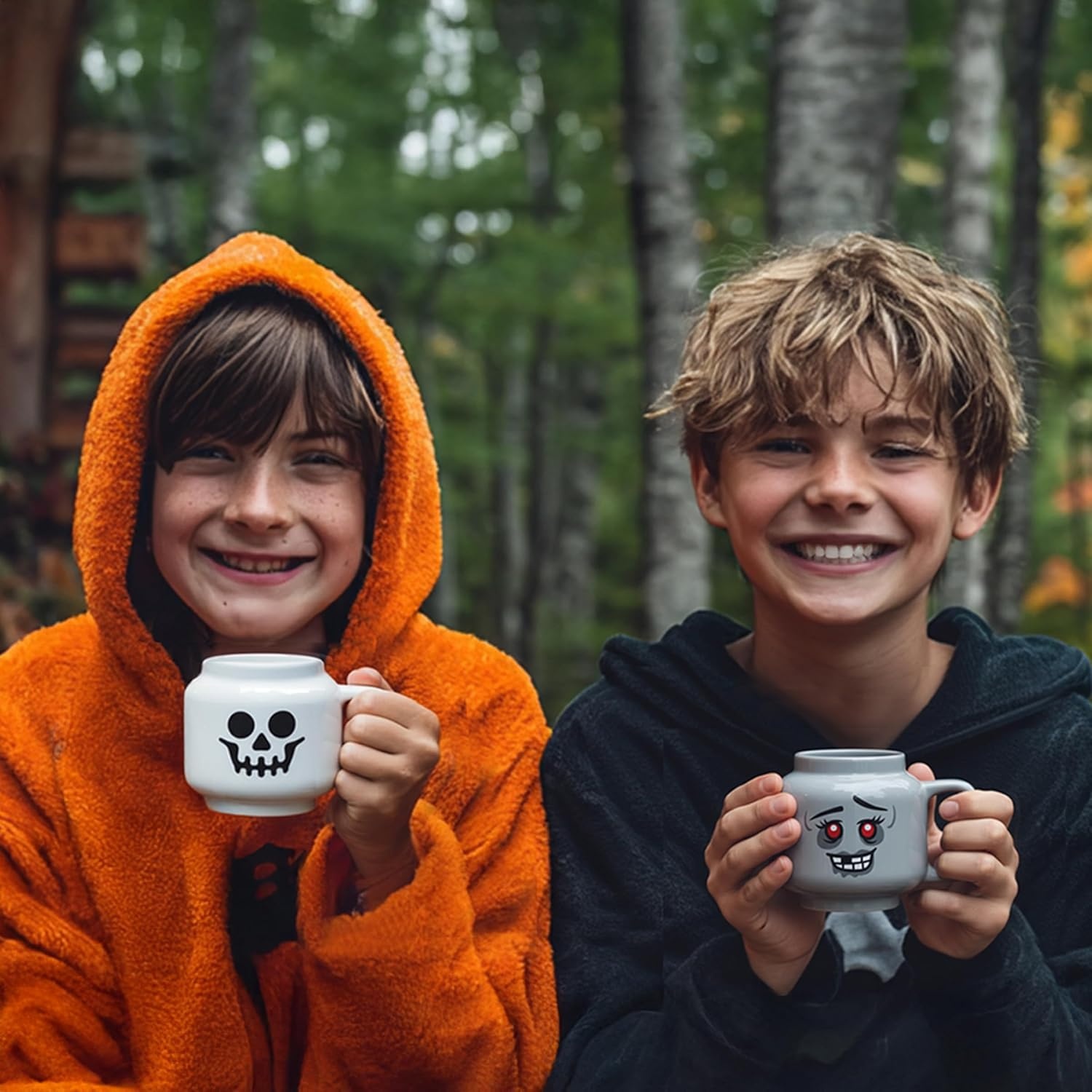 image:imageRoom Copenhagen LEGO Ceramic Mug Small Boy 225 ml Cup for All Ages Cool Cup Fun and Unique Ceramic Coffee Mug Tea Mug LEGO Design Dishwasher Safe Hot amp Cold DrinksSkeleton