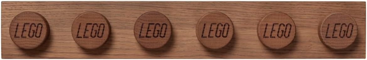 image:imageRoom Copenhagen LEGO Home Dark Wooden Book Rack Oak Shelf for Stylish Book Storage amp Home Decor Wall Shelves Stylish and Functional Bookshelves 500x87x129 mm