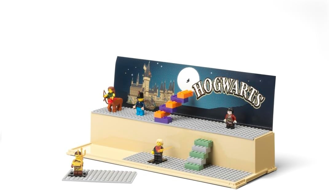 image:imageRoom Copenhagen LEGO Play and Display Case 2Tier Toy Storage Container LEGO Iconic Blue Display Solution for LEGO Sets and Minifigures LEGO Box Home DecorHarry Potter