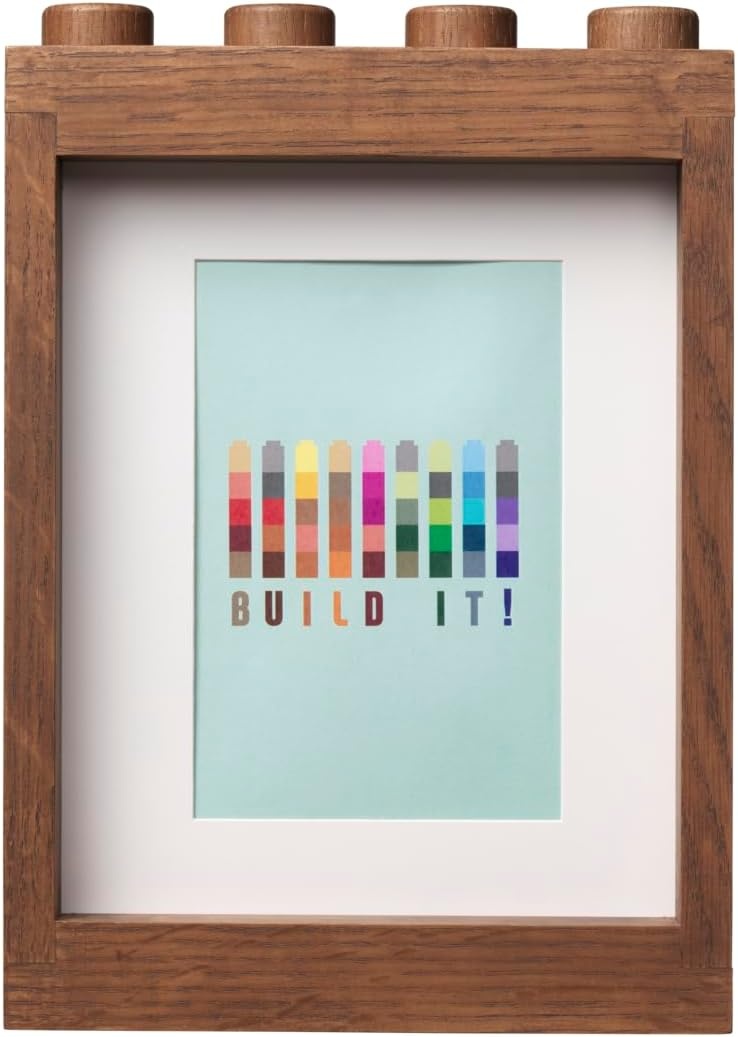 image:imageRoom Copenhagen LEGO Wooden Picture Frame Oak Dark Stained