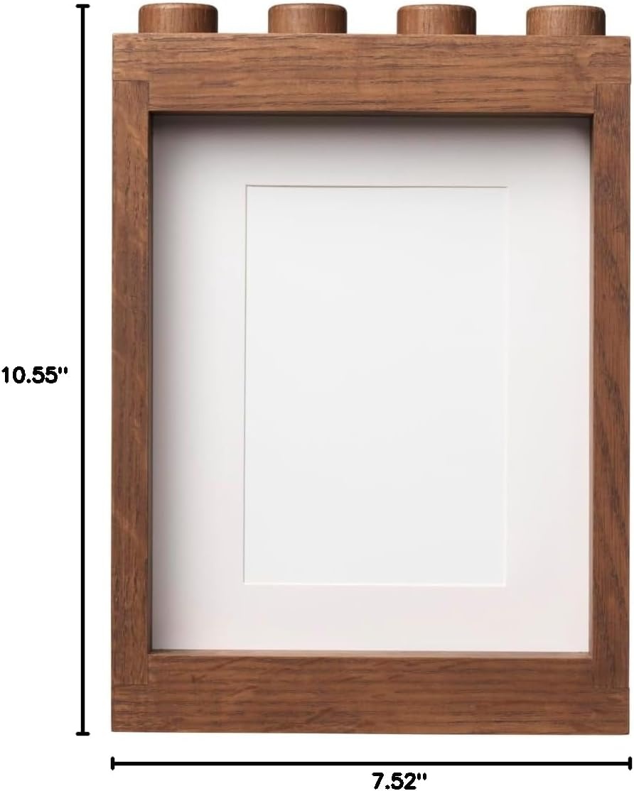 image:imageRoom Copenhagen LEGO Wooden Picture Frame Oak Dark Stained