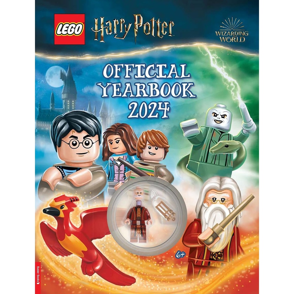 image:imageBuster Books LEGO Harry Potter Official Yearbook 2024 with Albus Dumbledore minifigure LEGO Annual