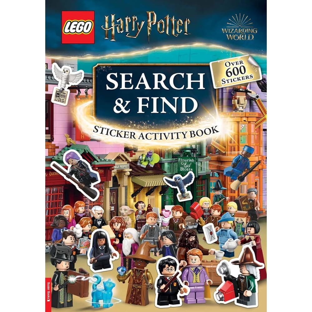 image:imageBuster Books LEGO Harry Potter Search Find Sticker Activity Book with over 600 stickers LEGO Search and Find