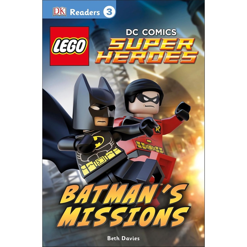 image:imageDK Readers L3 LEGO DC Comics Super Heroes Batmans Missions Can Batman and Robin Save Gotham City DK Readers Level 3
