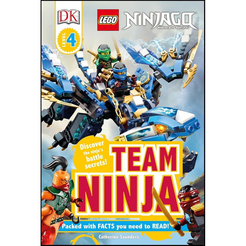 image:imageDK Readers L4 LEGO NINJAGO Team Ninja Discover the Ninjas Battle Secrets DK Readers Level 4