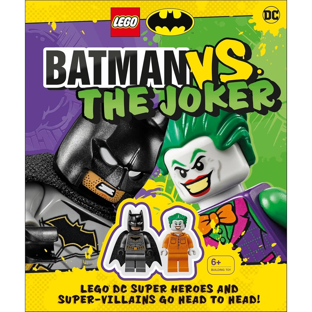 image:imageLEGO Batman Batman Vs The Joker LEGO DC Super Heroes and Supervillains Go Head to Head wtwo LEGO minifigures