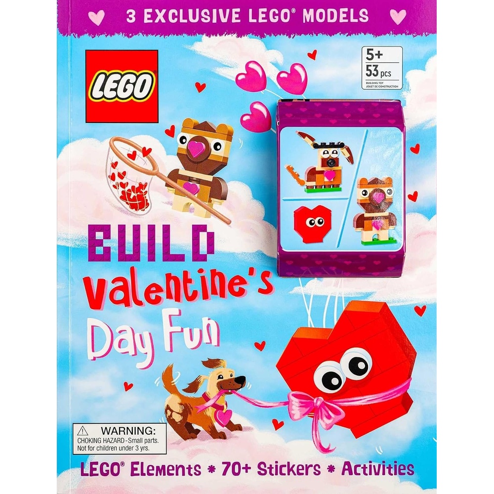 image:imageLEGO Books Build Valentines Day Fun Activity Book with Minifigure