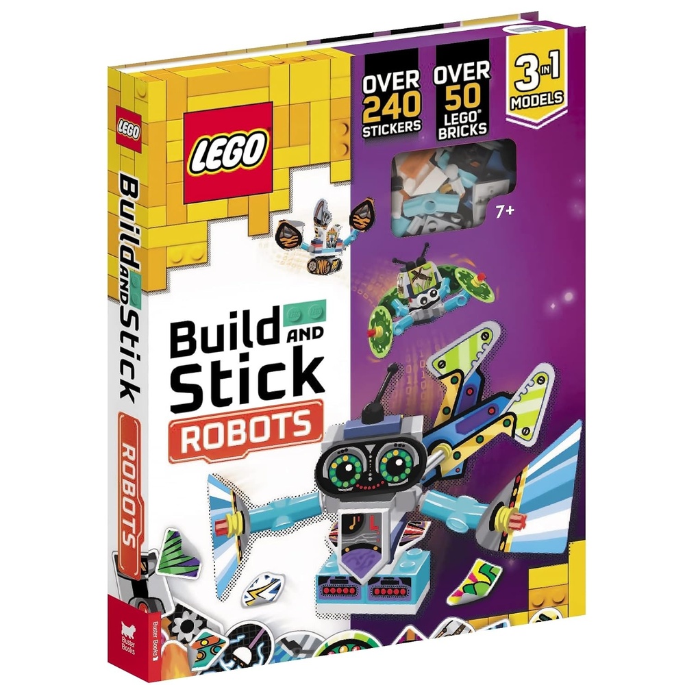 image:imageLEGO Books Build and Stick Robots LEGO Build and Stick Activity Box