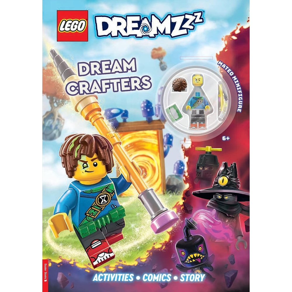 image:imageLEGO DREAMZzz Dream Crafters Activity Book with Mateo LEGO minifigure LEGO Minifigure Activity