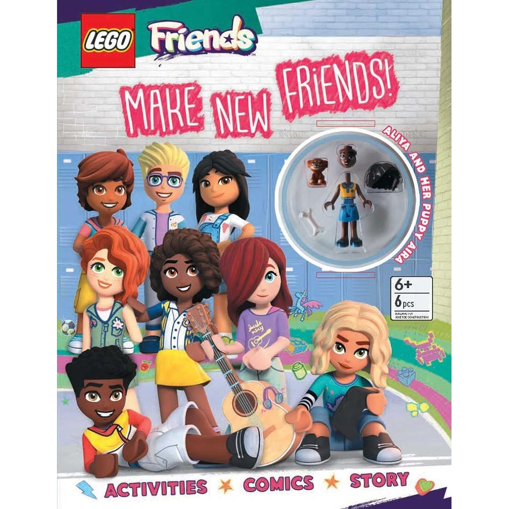 image:imageLEGO Friends Make New Friends Activity Book with Minifigure