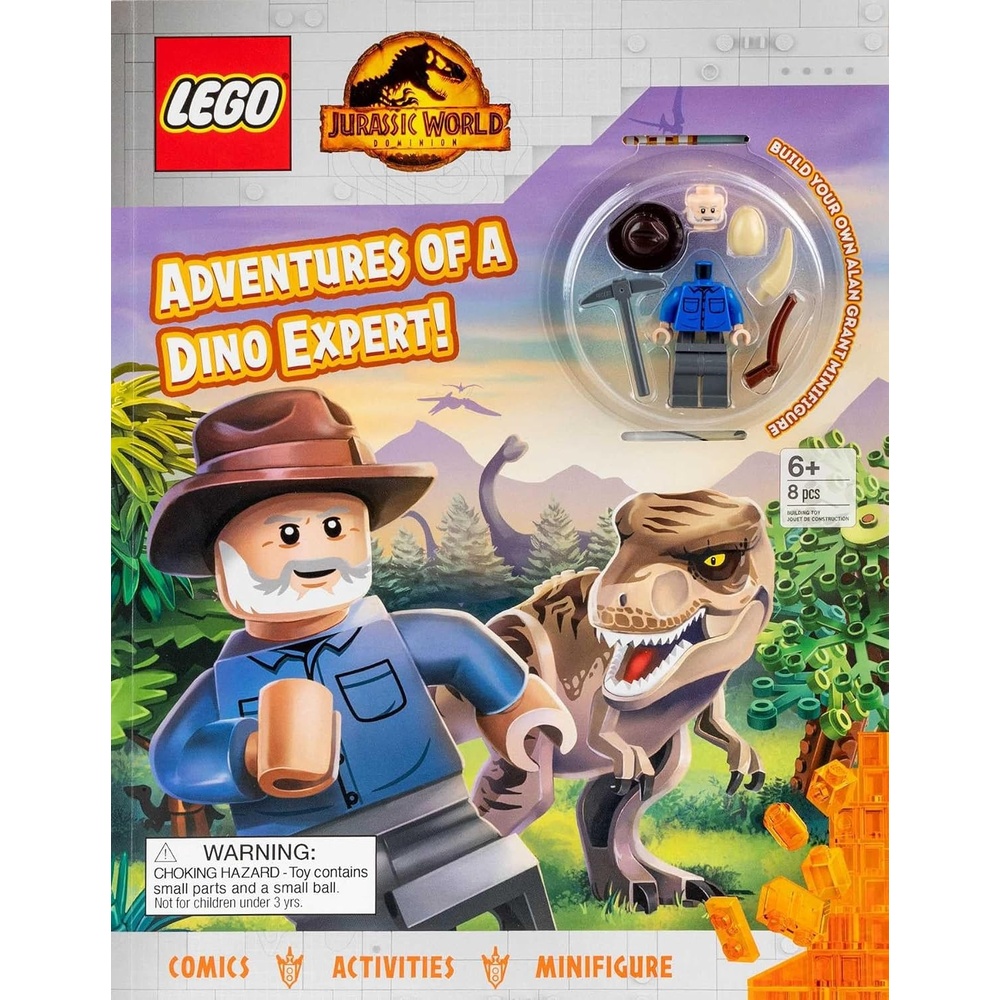 image:imageLEGO Jurassic World Adventures of a Dino Expert Activity Book with Minifigure