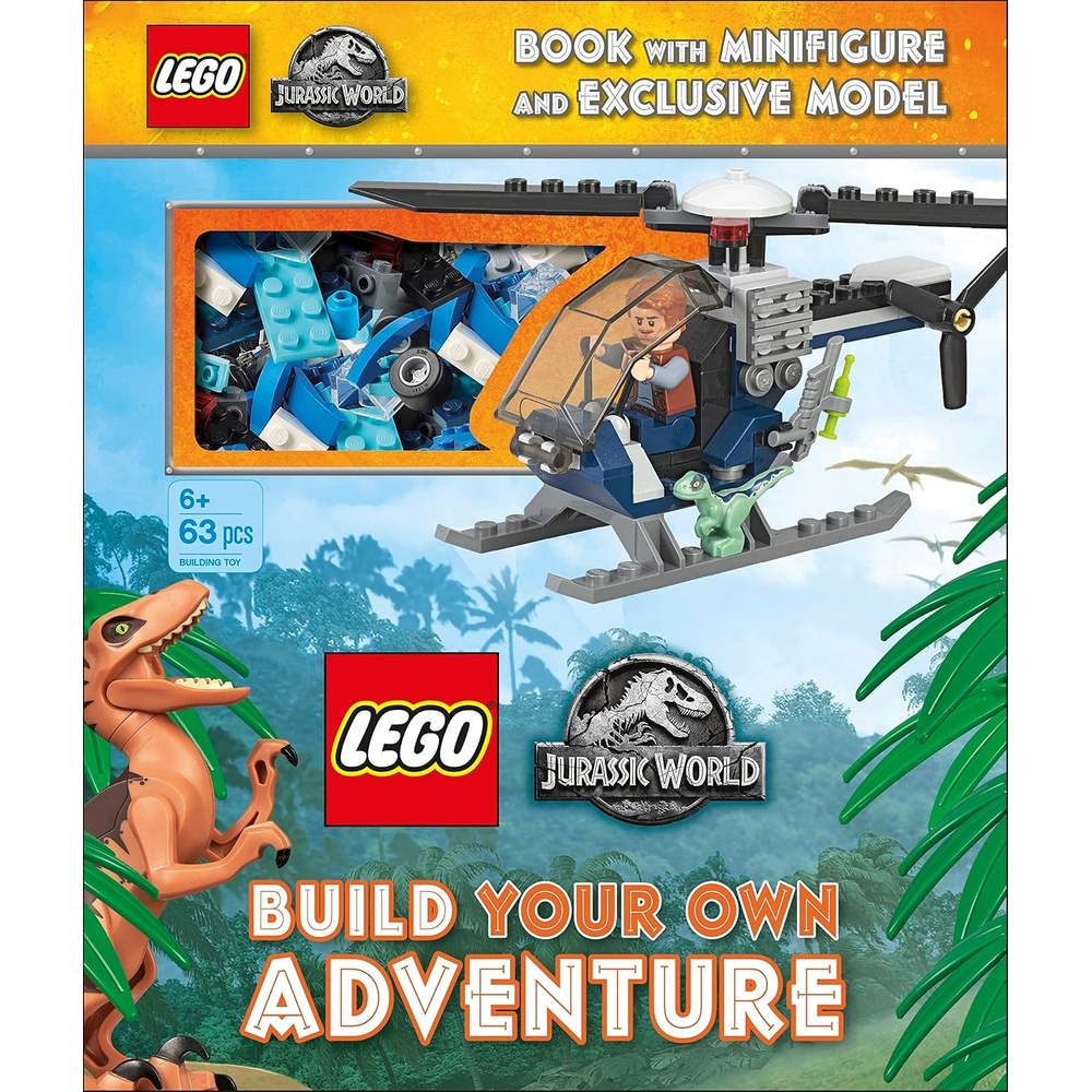 image:imageLEGO Jurassic World Build Your Own Adventure with minifigure and exclusive model