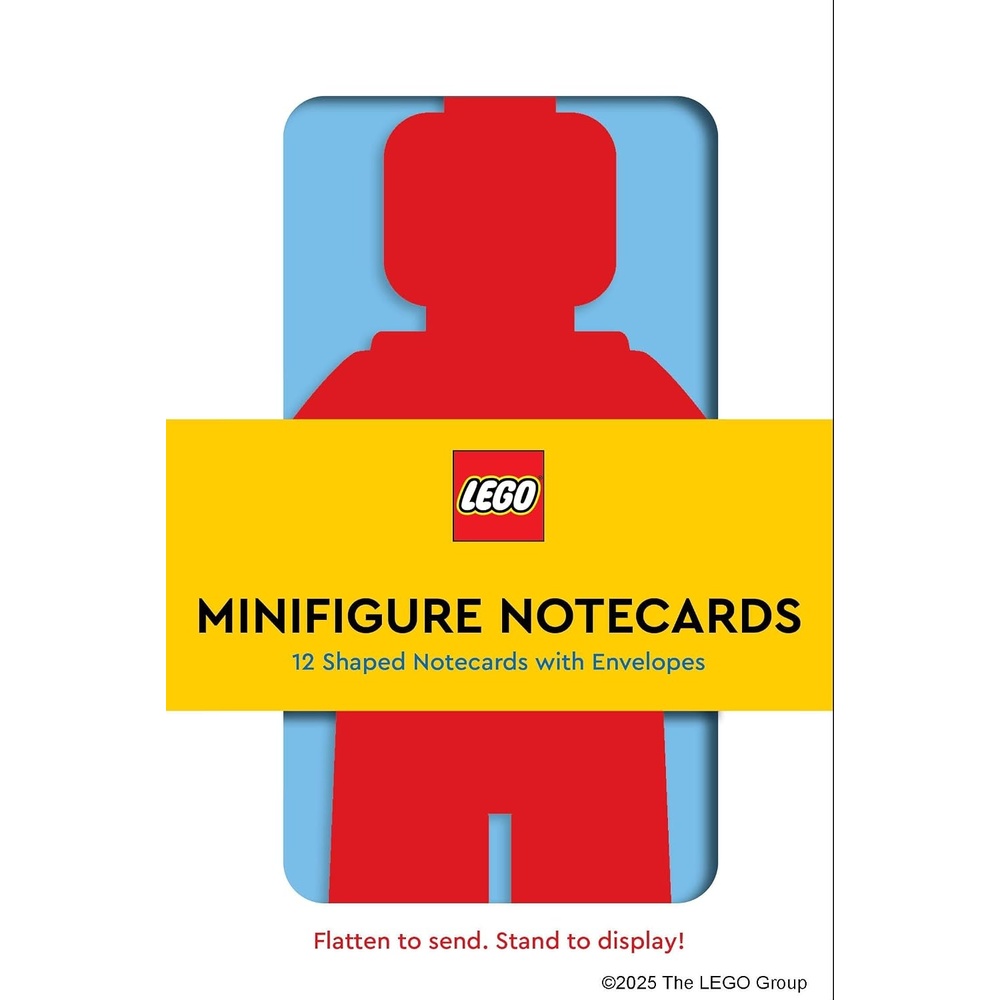 image:imageLEGO Minifigure Notecards 12 Shaped Notecards with Envelopes