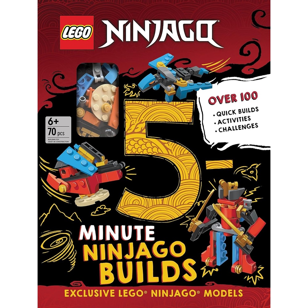 image:imageLEGO NINJAGO 5Minute Builds 100 Quick Model Build Ideas Basic Brick Kit and Awesome Activities to Inspire Imagination and Creativity