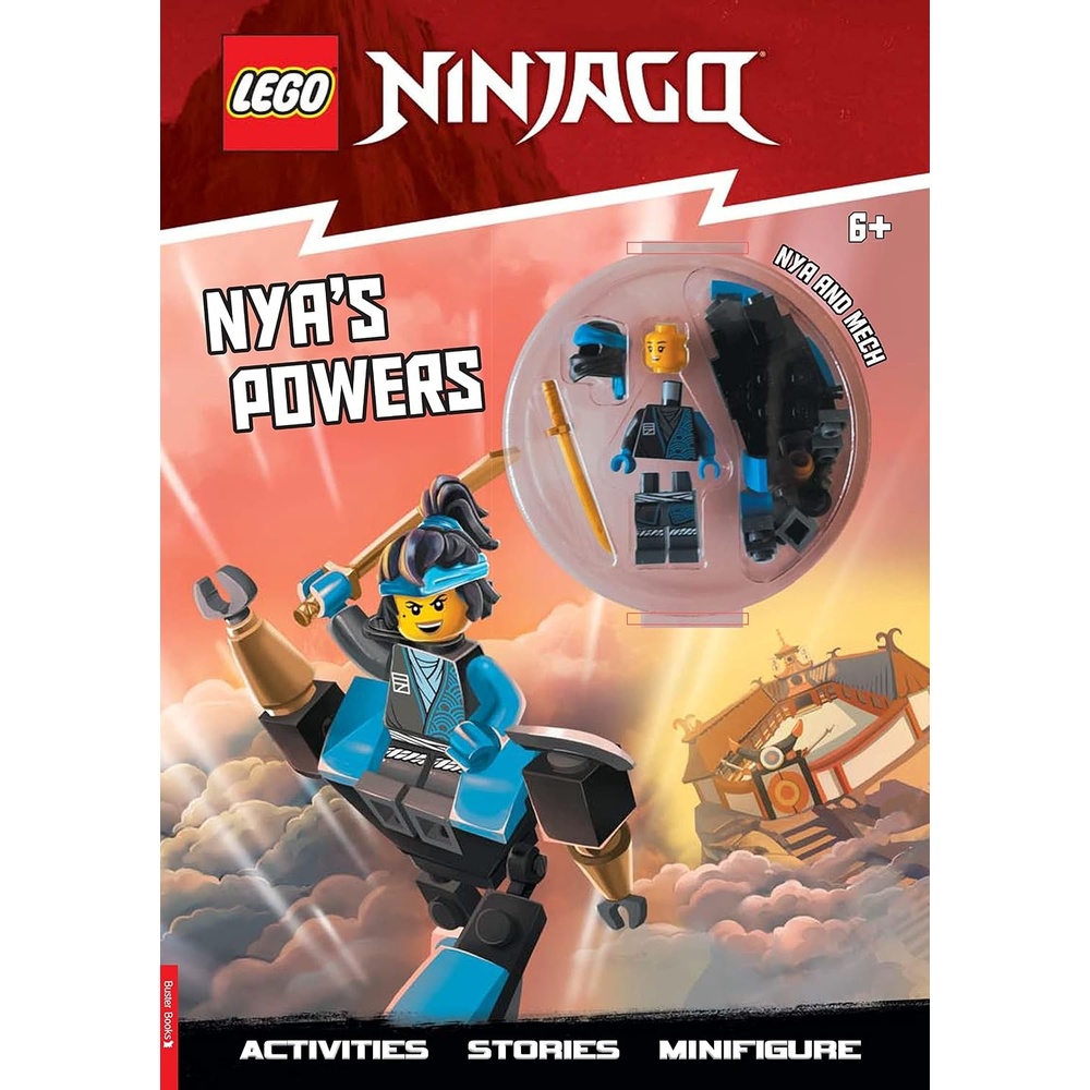 image:imageLEGO NINJAGO Nyas Powers Activity Book with NYA LEGO Minifigure and mech LEGO Minifigure Activity
