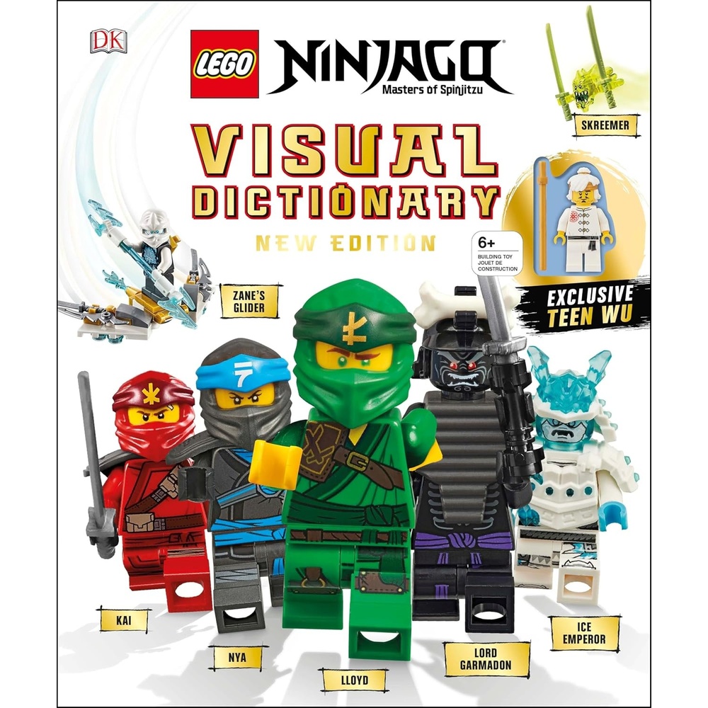 image:imageLEGO NINJAGO Visual Dictionary New Edition With Exclusive Teen Wu Minifigure