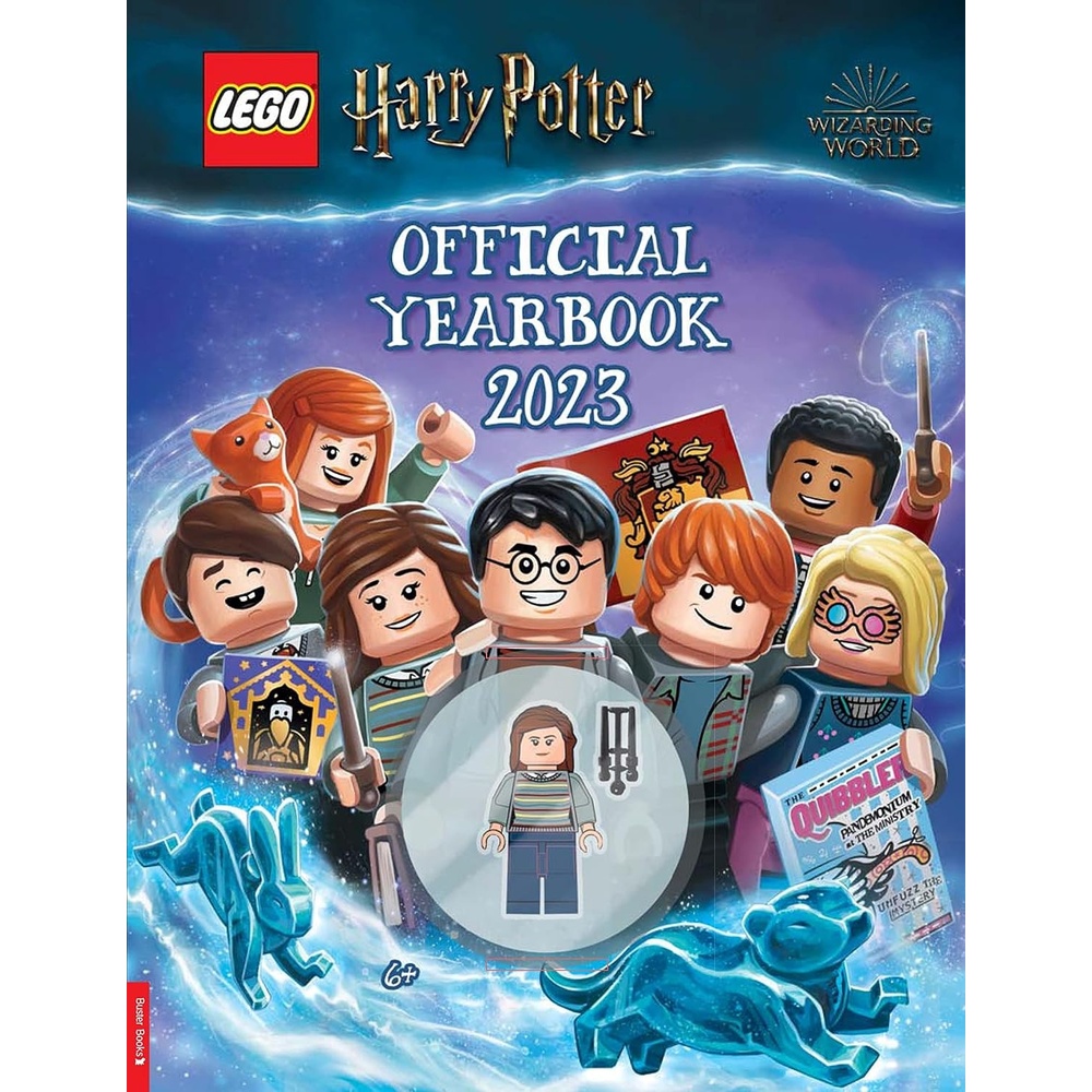 image:imageLEGO R Harry Potter TM Official Yearbook 2023 with Hermione Granger TM LEGO R minifigure