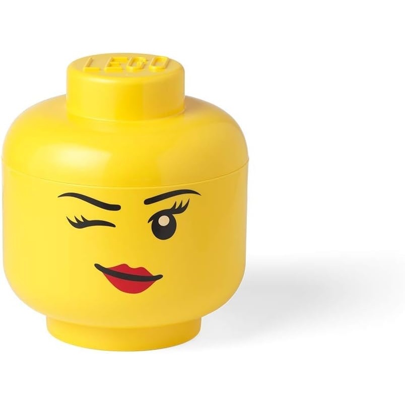image:imageLEGO Small Winking Stackable Storage Head Girl 1 piece