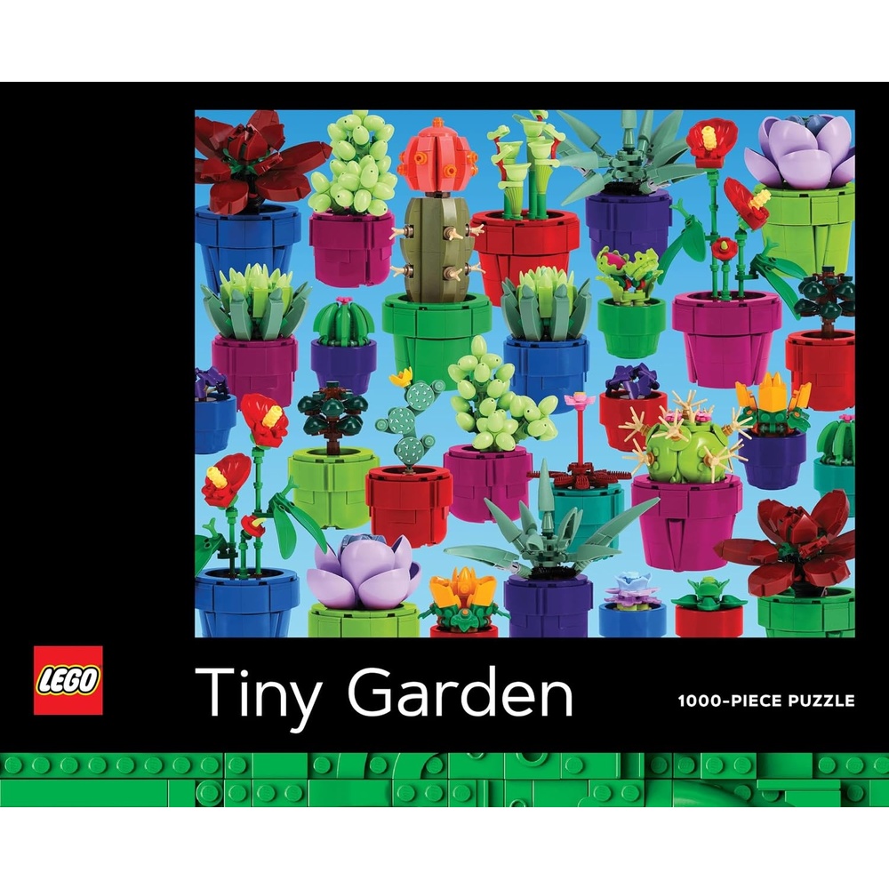 image:imageLEGO Tiny Garden 1000Piece Jigsaw Puzzle Inspired by Botanical Sets Piece Together 30 Tiny Plants and Flowers for All Fans