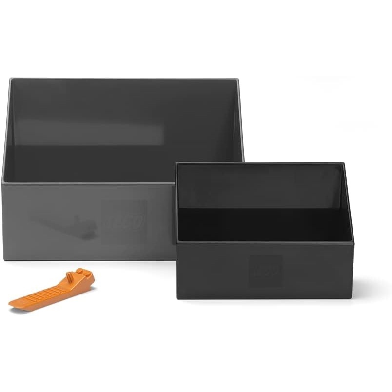 image:imageLego Brick Scooper Set with Two Sizes of Scoopers and Brick Separator for Fast and Easy Lego Cleanup Perfect for Lego Enthusiasts Red and BlueGrayBlack