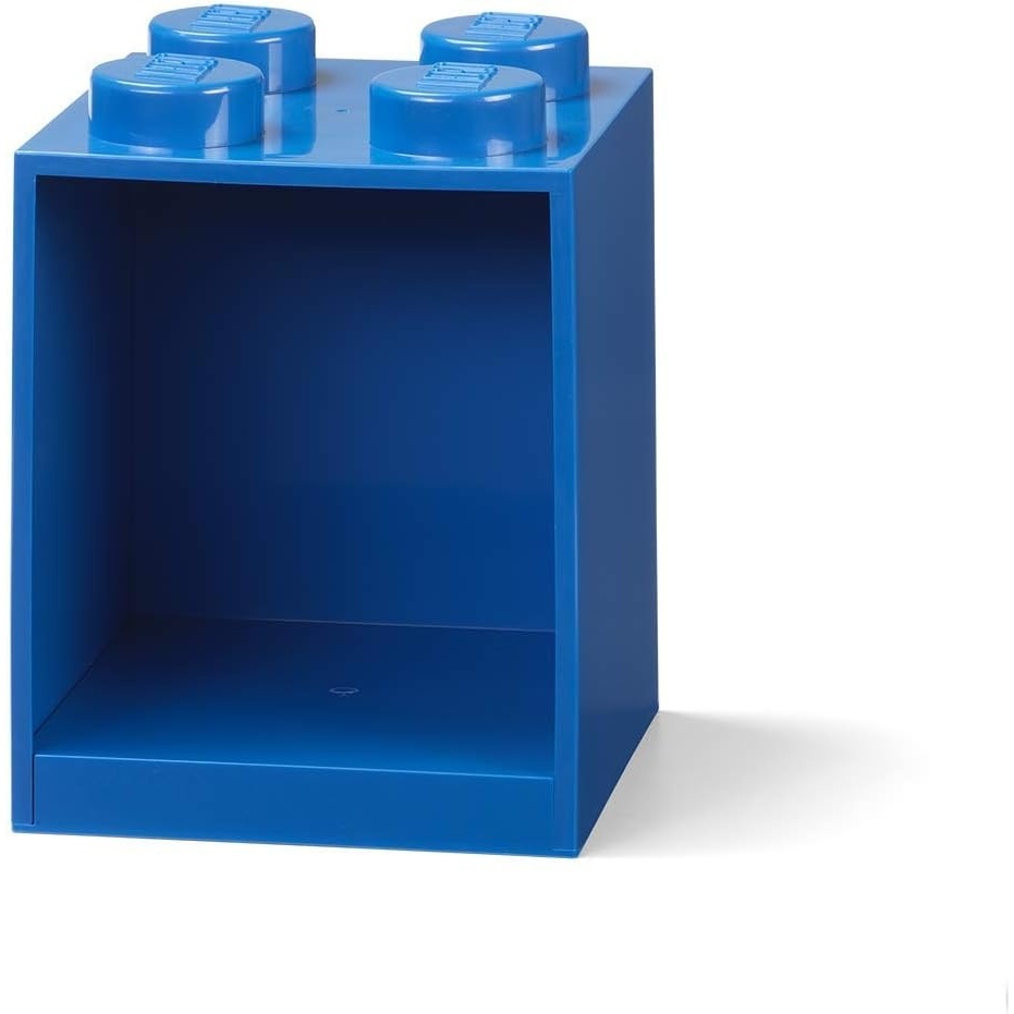 image:imageRoom Copenhagen LEGO Brick Shelf Box  Stackable or Mountable Storage Compartment  8 Stud Grey  Stackable Storage Box WallMounted Design 8Knob Brick Design Open Storage Compartment Toy amp Desk StorageBlue